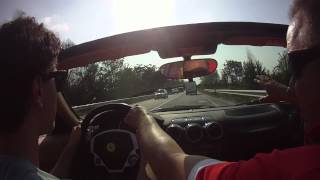 preview picture of video 'Ferrari F430 Spider test drive in Maranello'