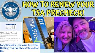 HOW TO RENEW YOUR TSA PRECHECK!