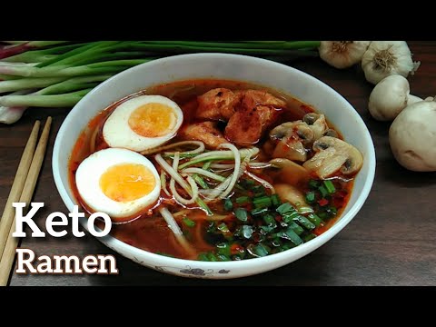 Super Easy Spicy Keto Ramen Noodles in just 10 Mins | How To Make Keto Ramen | Instant Keto Ramen