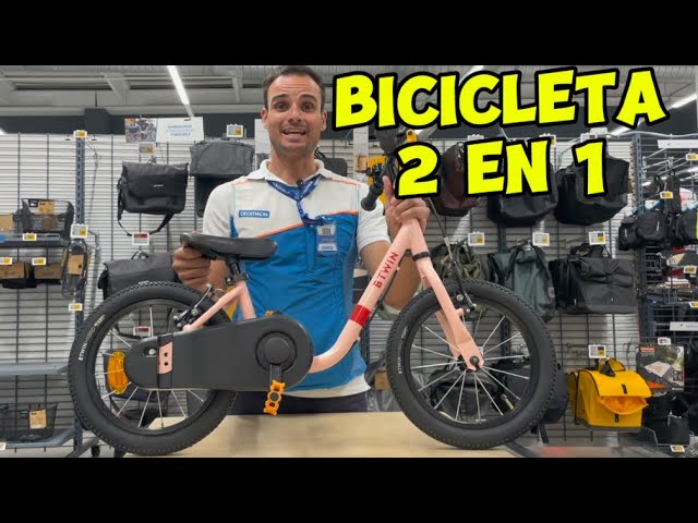 Vídeo relacionado con aefxNika Bicicleta infantil de 14 pulgadas para niños y niñas, con ruedas de apoyo y sistema de doble frenado, manillar y asiento ajustables en altura, bicicleta infantil a partir de 3 años para