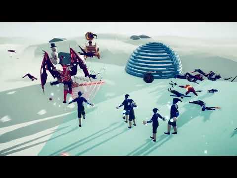 SANTA CLAUS ARMY VS 2x FACTIONS - TOTALLY ACCURATE BATTLE SIMULATOR