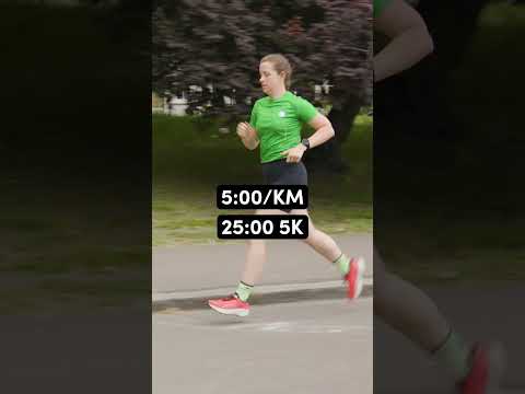 5KM Paces In Real Time #runningcommunity #5k