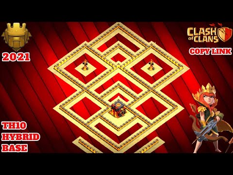 NEW BEST TH10 TROPHY BASE 2021 WITH COPY LINK & REPLAYS|TH10 HYBRID BASE|CLASH OF CLANS