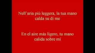 La luna che non c&#39;è - Andrea Bocelli con testo (italiano/spagnolo)