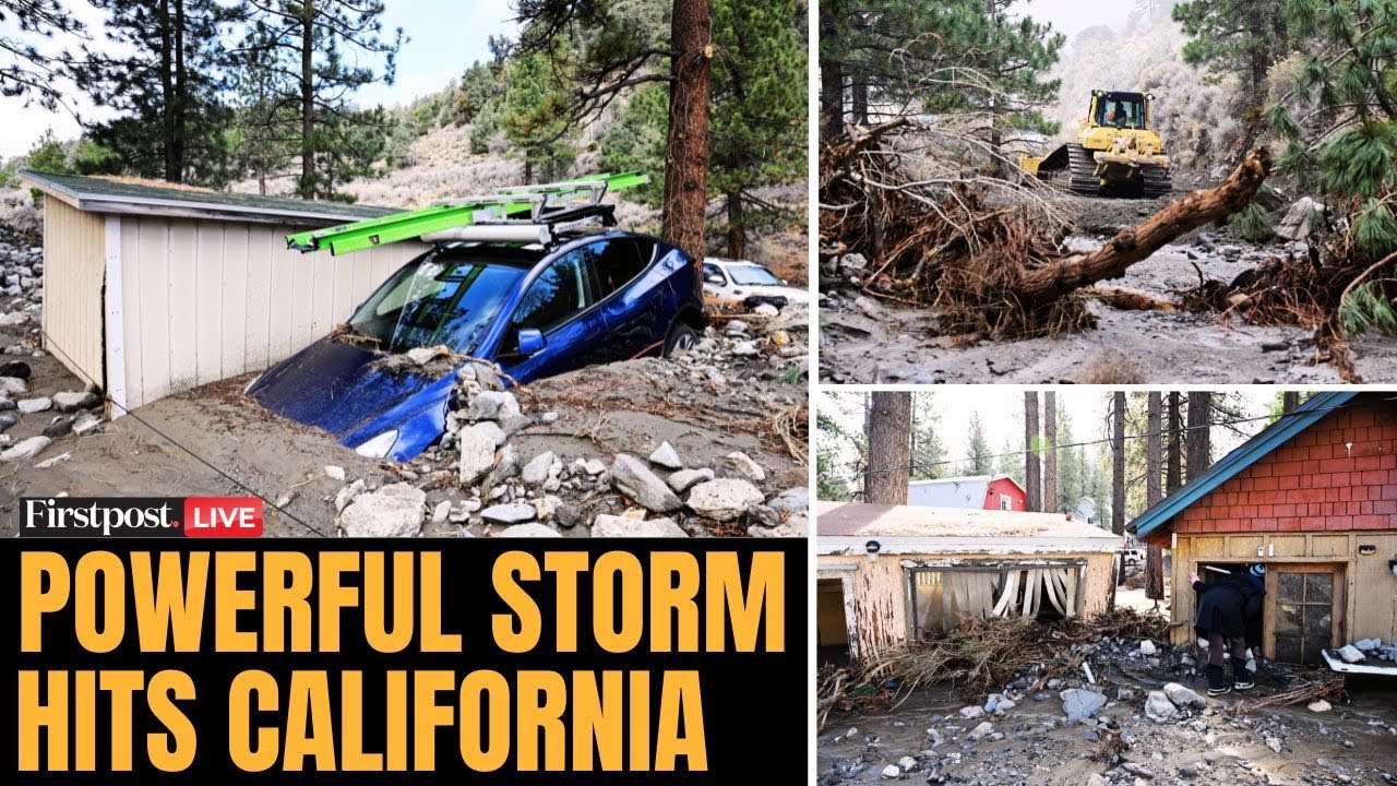 LIVE: Storm Lashes California, Triggers Flash Floods | California Storm | LA Floods | N18G