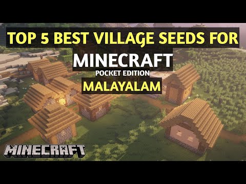Top 5 Best Village Seeds For Minecraft | Malayalam | GamingWolFFF