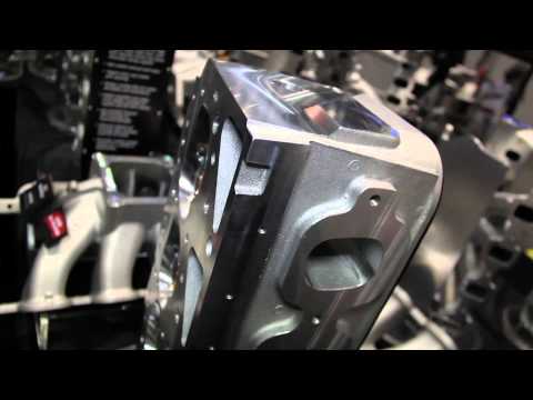 Edelbrock Big Victor III Cylinder Heads & Intake Manifolds to match here at PRI 2012