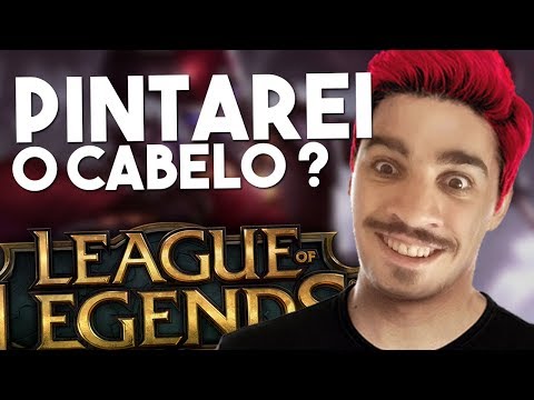 PINTAREI O CABELO NA META DE SUBSCRIBER? / League of Legends