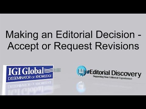 09. Editorial Decision – Accept and Request Revisions