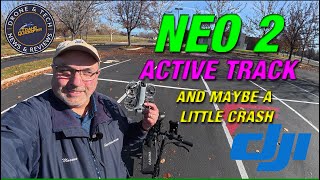 DJI Neo 2 - How well can it track an electric scooter? Full flight test and maybe a little crash!