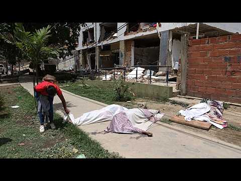 Erdbeben in Venezuela: Rettungskräfte bergen Tote in La Guaira