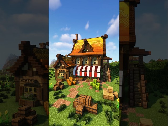 🪙 The Merchant's Manor (Fantasy Shop & House) | Download Minecraft Map