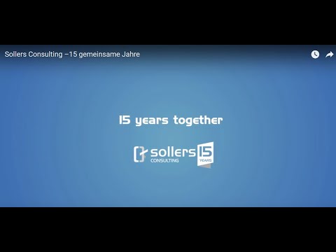Sollers Consulting –15 gemeinsame Jahre