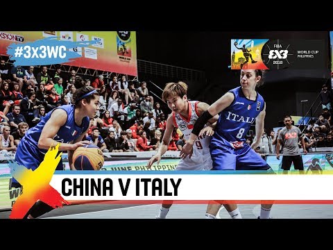 China v Italy | Women's Full Game | Semi-Final | FIBA 3x3 World Cup 2018 | 3x3 Basketball