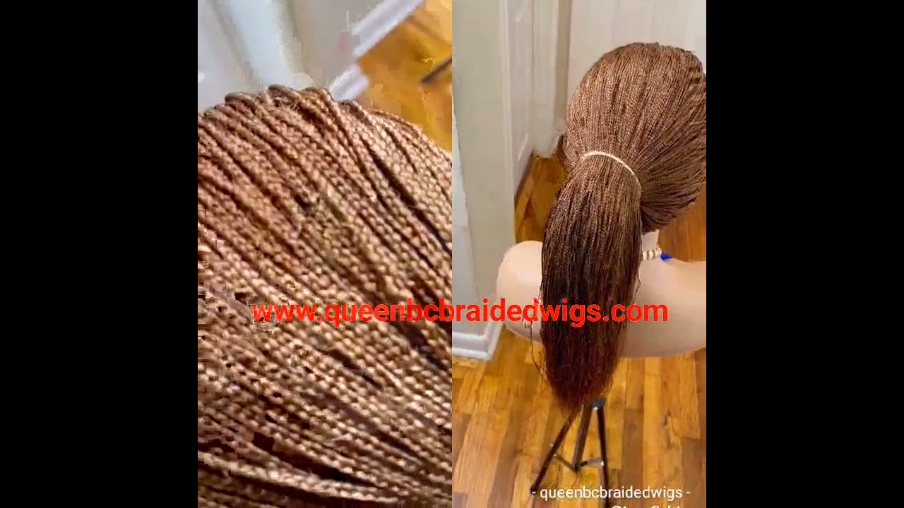 micro box braids full lace wig
