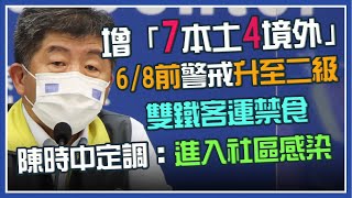 警戒！今新增7本土　其中6例感染源待釐清