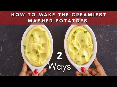 How To Make The Creamiest Mashed Potatoes - 2 Ways - Zeelicious Foods