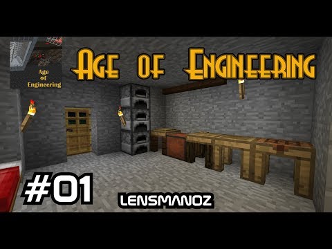 Minecraft 1.10.2 - Age of Engineering - Ep 1 - Getting Started