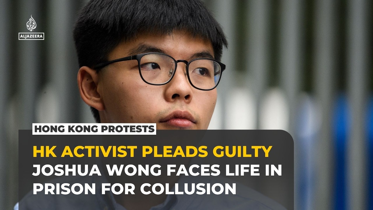 Hong Kong activist Joshua Wong pleads guilty in national security case