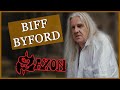 Biff Byford - SAXON - Their album art, the making of Crusader, artist Paul Raymond Gregory