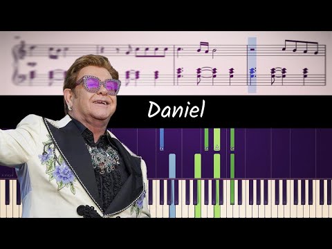 How to play piano part of Daniel by Elton John (sheet music)