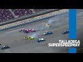 Enfinger cuts tire, collects multiple drivers at Talladega