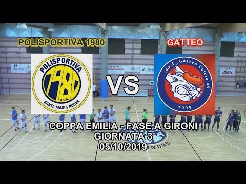 POLISPORTIVA 1980 VS GATTEO - COPPA EMILIA 2019/2020 - FASE A GIRONI - GIORNATA 3