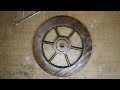 ✅🔨how to make a  wooden wheel handmade