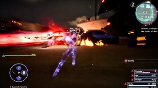 FINAL FANTASY XV - Omega Weapon Level 120 Hardest Boss Fight &amp; 99,999 Magic Damage l PS4 Pro