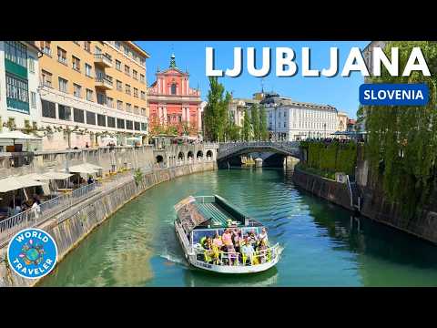 Ljubljana 4K Walking Tour | Discover Slovenia's Charming Capital