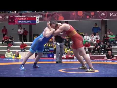 GOLD FS - 125 kg: Y. IDZINSKYI (UKR) v. S. MAGOMEDOV (RUS)