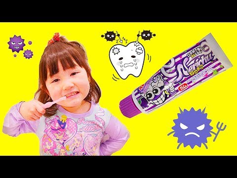 歯を磨く:だから水ですすいではいけないのです