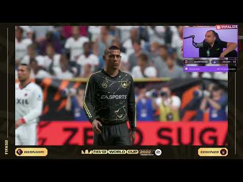 CM EDSON28 vs WEB NASRI - FIFA WORLD CUP 2022  - PRÓ X PRÓ | CM E-SPORTS X KASHIMA ANTLERS | FIFA 22