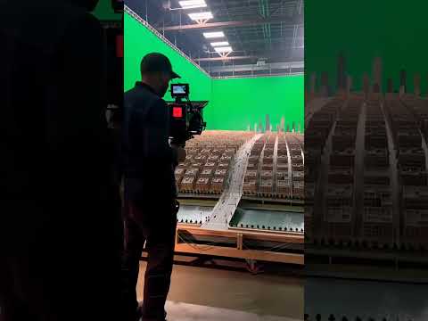 Inception Behind the Scenes: Maket Set Behind the City Destruction