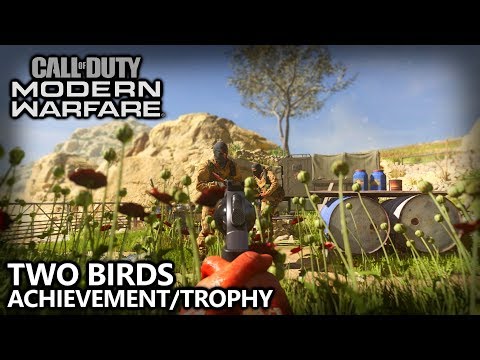 Call of Duty Modern Warfare - Two Birds Achievement/Trophy - 2 Kills with 1 Shot
