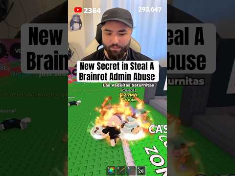 We made the BEST New Secret during Steal A Brainrot ADMIN Abuse Event
