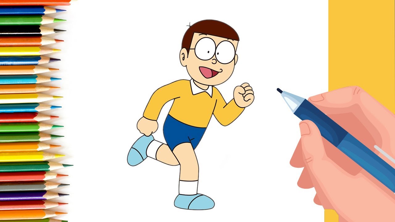 How to Draw easy Nobita