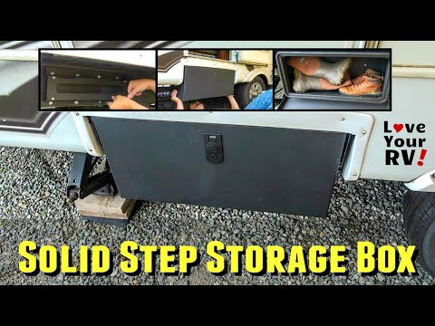 Lippert Components Solid Step Storage Box Installation