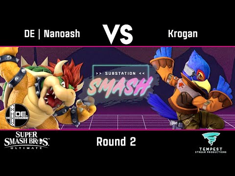 DE | Nanoash (Bowser) VS Krogan (Falco) - Round 2 - Substation Smash: Final Form