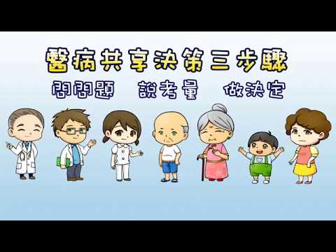 醫病共享決策三步驟：問問題、說考量、做決定（台語版）