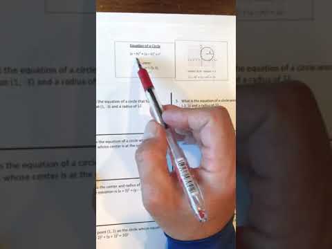 Equation of a Circle