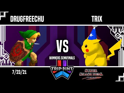 Tripoint Smash 106 - Winners Semifinals - drugfreechu(Young Link) Vs. Trix(Pikachu)
