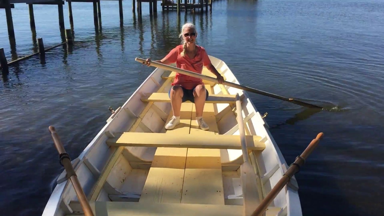 1880 Leathers 21 Rowboat "Barbashela" Back To The Sea Trials 17 Oct 16