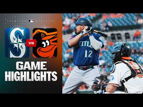볼티모어 VS 시애틀 3:6 MLB 하이라이트