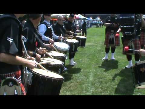 Nassau County Firefighters Pipes and Drums @ Nassau Feis 2012, NCFF Drum Corp