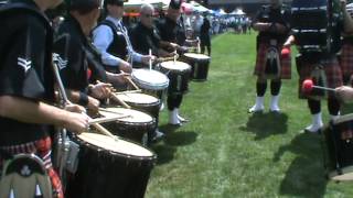 Nassau County Firefighters Pipes and Drums @ Nassau Feis 2012, NCFF Drum Corp