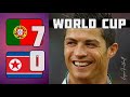 Portugal 7 0 North Korea Extended Highlights World Cup 2010