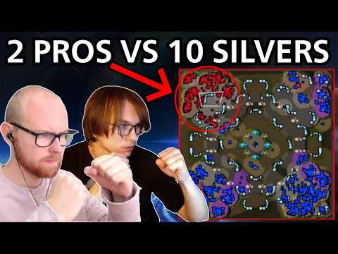 2 Pros vs 10 Silver Players - The Hardest Starcraft 2 Challenge Ever