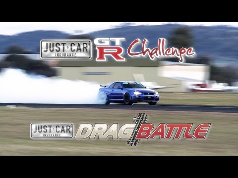 2015 Just Car Drag Battle & GT-R Challenge - 1000hp GT Rs, Evos, Silvias and more attack the runway