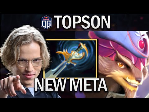 OG.TOPSON PANGOLIER WITH NEW META BUILD - DOTA 2 7.29 GAMEPLAY